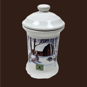 Field & Stream Canister Farmhouse winter cabin quail